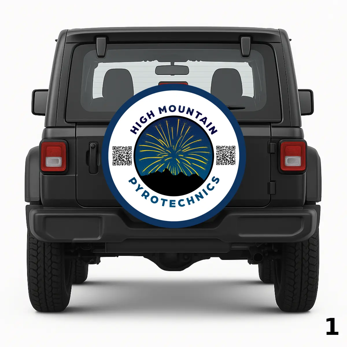 =High Mountain Pyrotechnics Spare Tire Cover