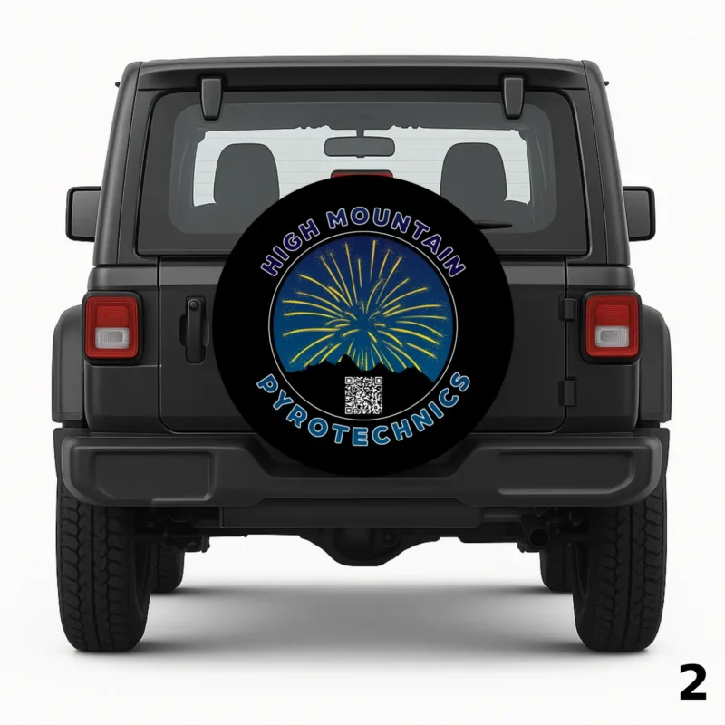 =High Mountain Pyrotechnics Spare Tire Cover