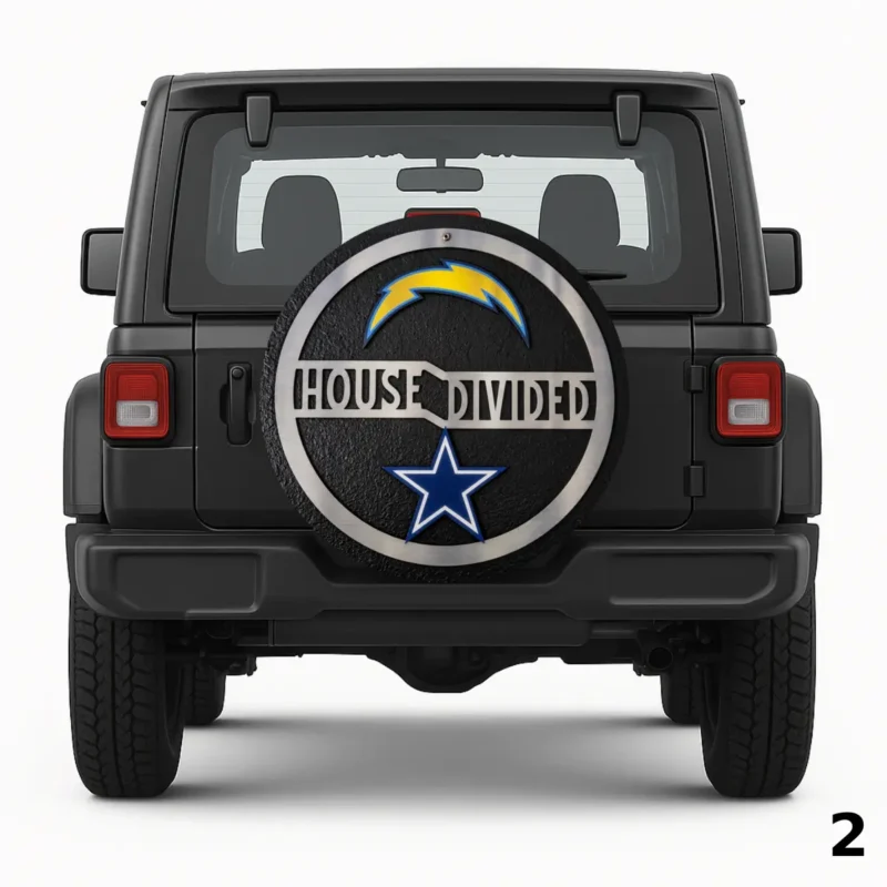 =House Divided Spare Tire Cover