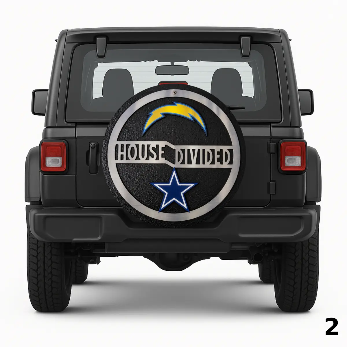 =House Divided Spare Tire Cover