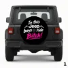 =In This Jeep Boys Ride Bitch Spare Tire Cover