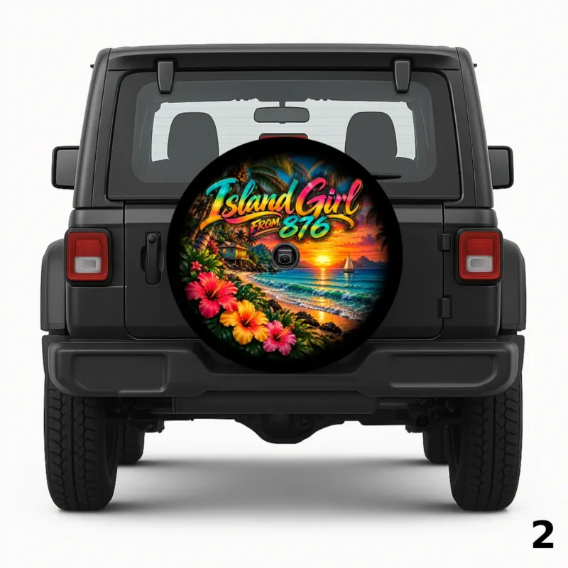 =Island girl from 876 Spare Tire Cover
