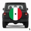 =Italian Flag Spare Tire Cover