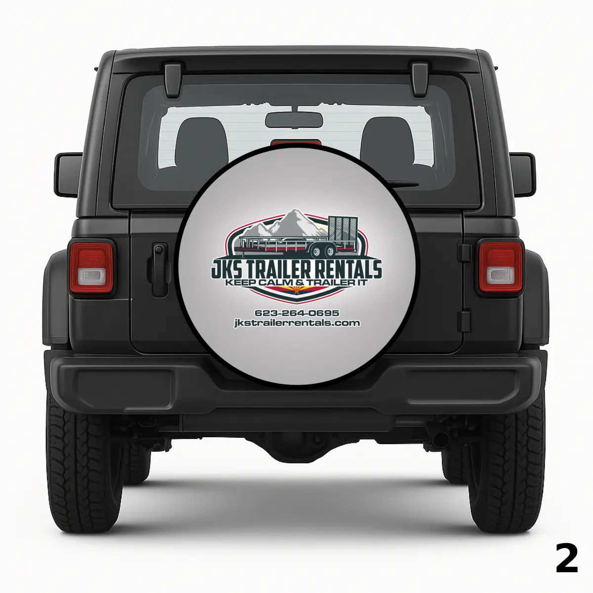 =JKS Trailer Rentals Spare Tire Cover