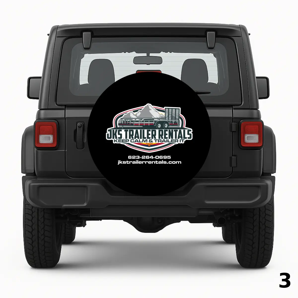 =JKS Trailer Rentals Spare Tire Cover