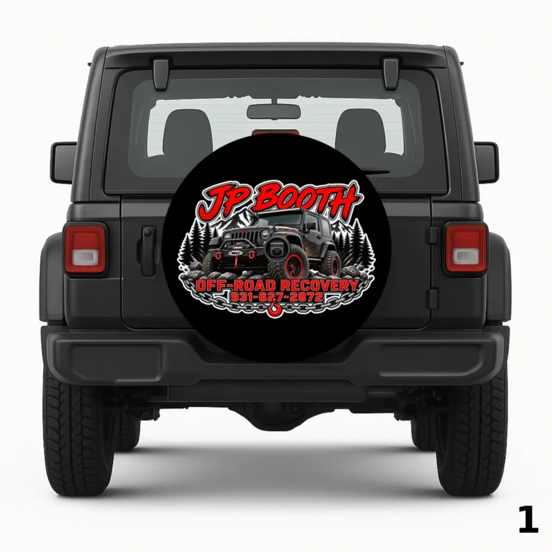 =JP Booth Off Road Recovery Spare Tire Cover