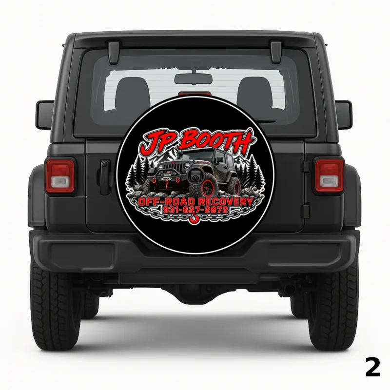 =JP Booth Off Road Recovery Spare Tire Cover