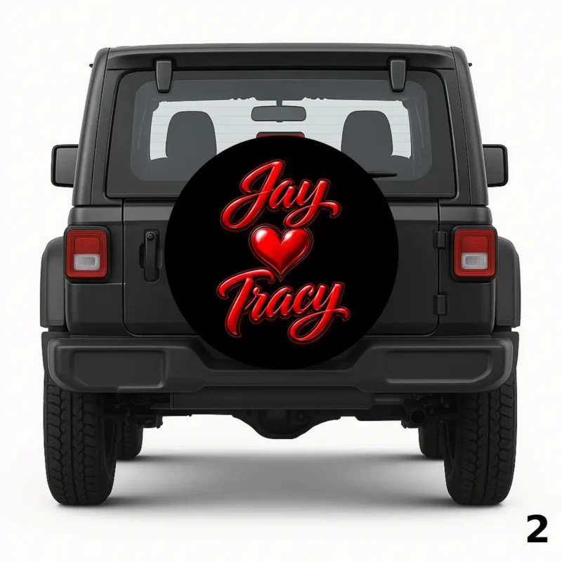=Jay & Tracy Spare Tire Cover