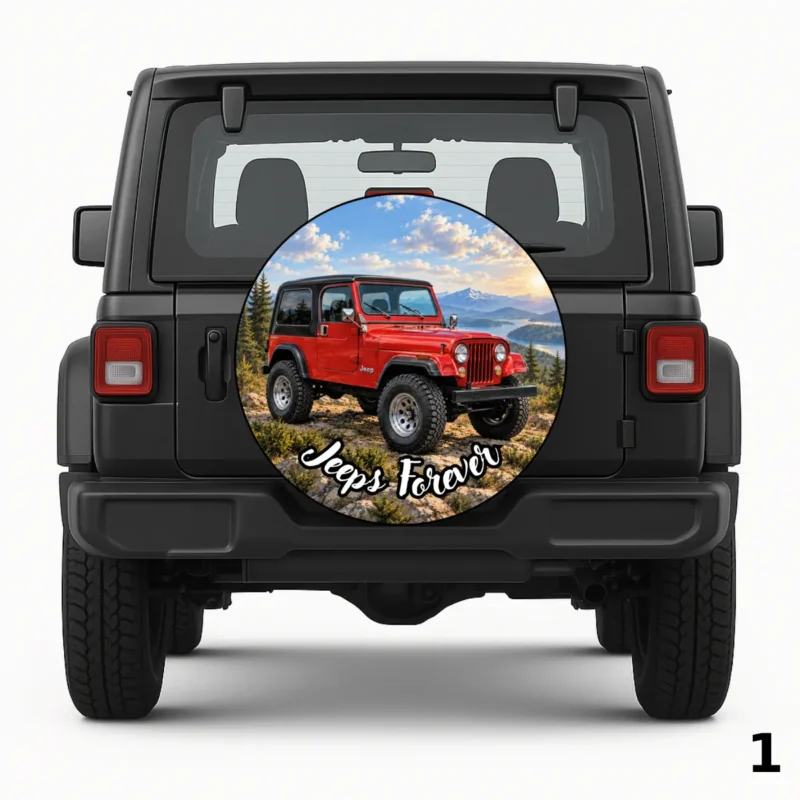 =Jeeps Forever Spare Tire Cover