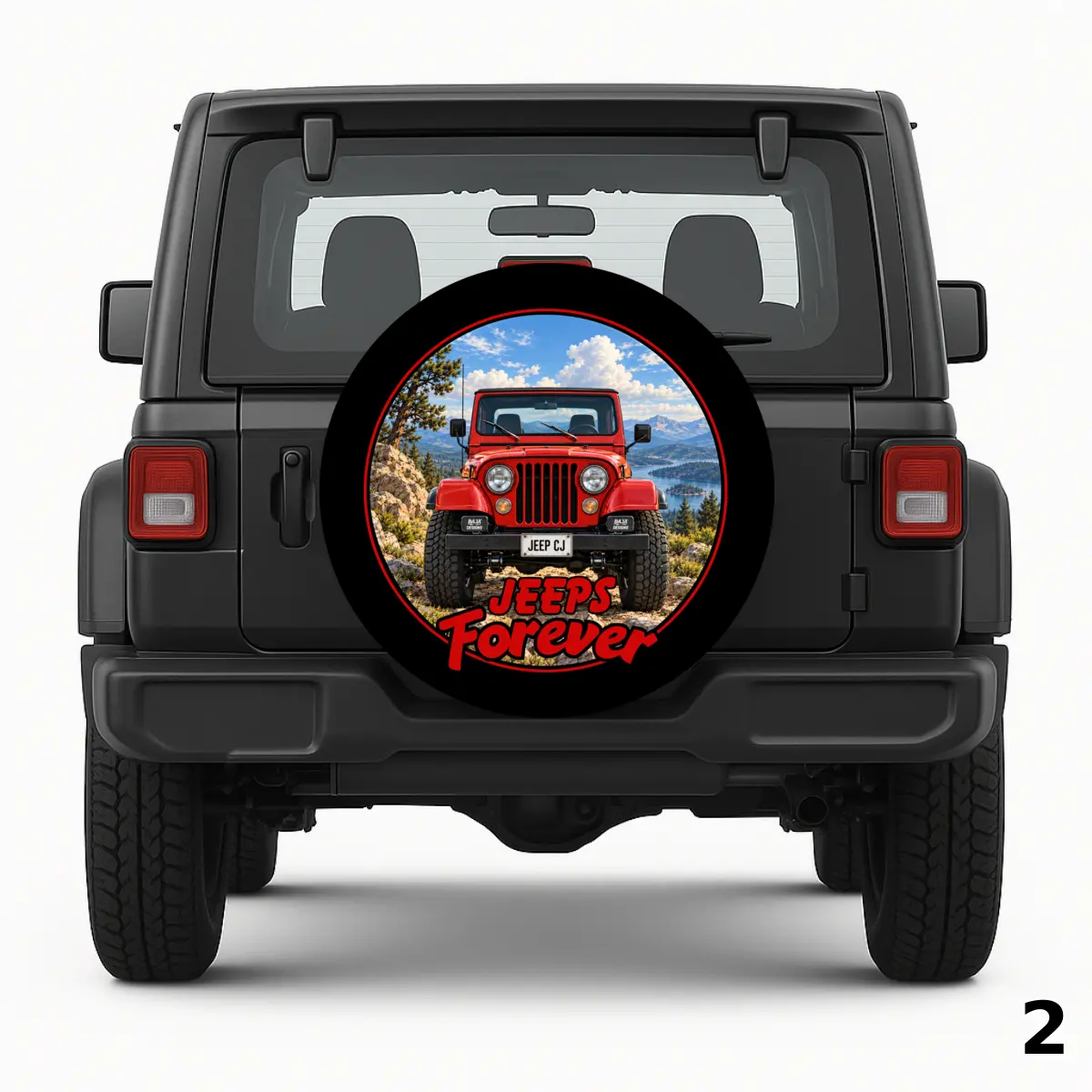 =Jeeps Forever Spare Tire Cover