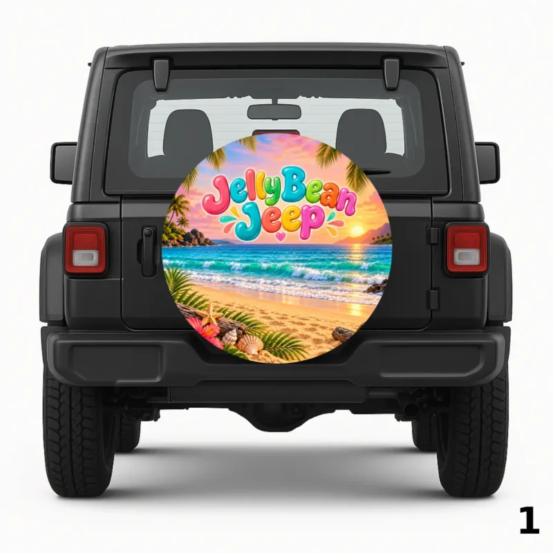 =Jelly Bean Spare Tire Cover