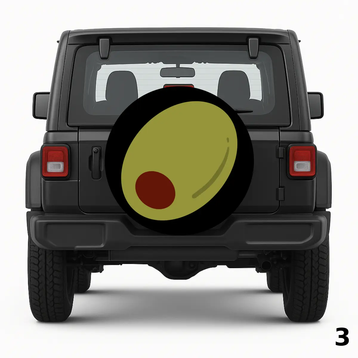 =Large Green Olive Spare Tire Cover