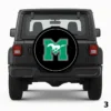 =M High-School Logo Spare Tire Cover