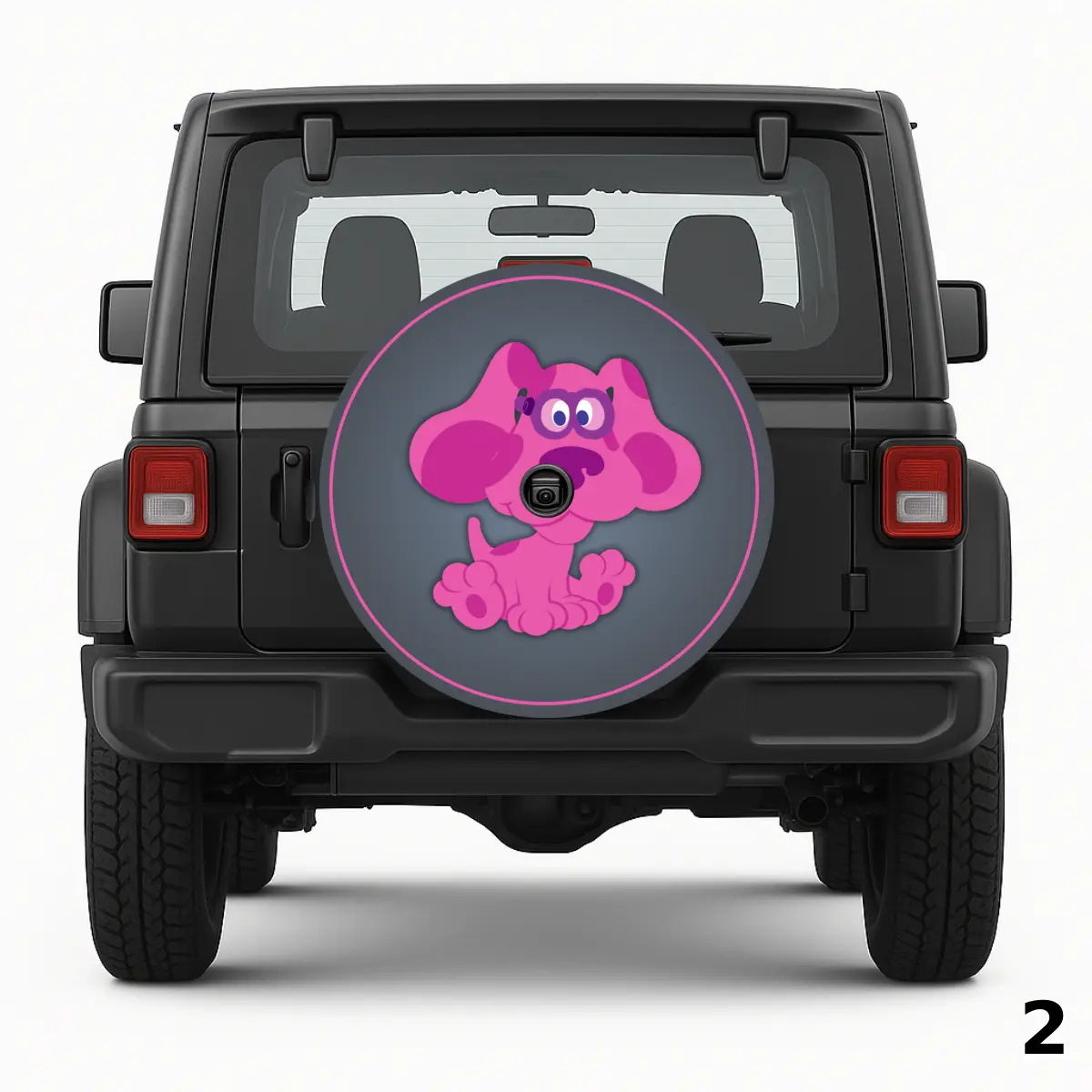=Magenta Spare Tire Cover