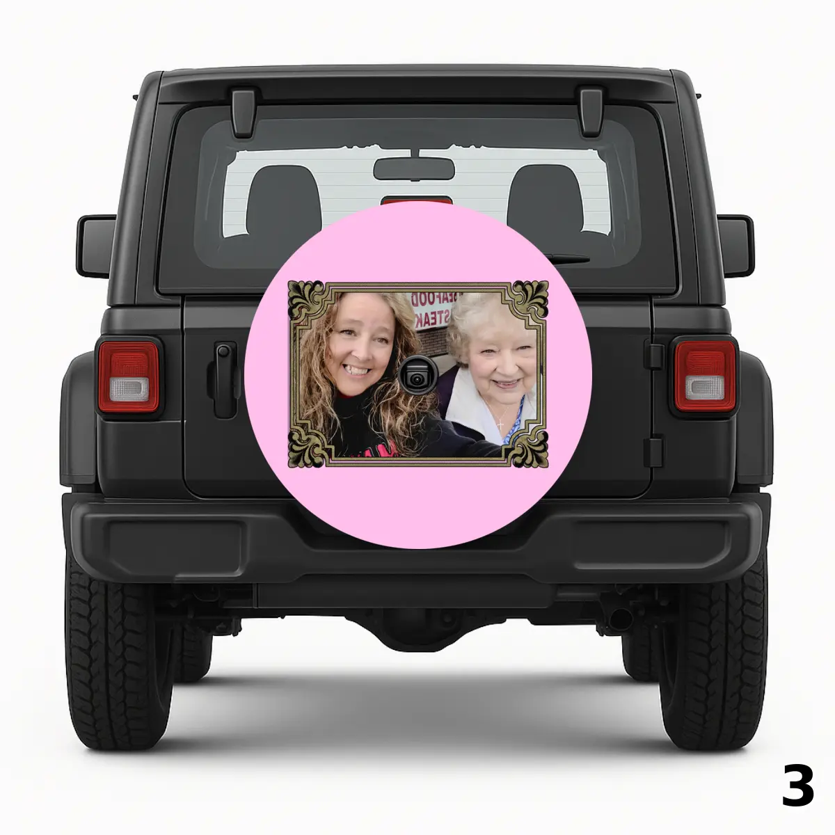 =Mother Daughter Selfie Spare Tire Cover