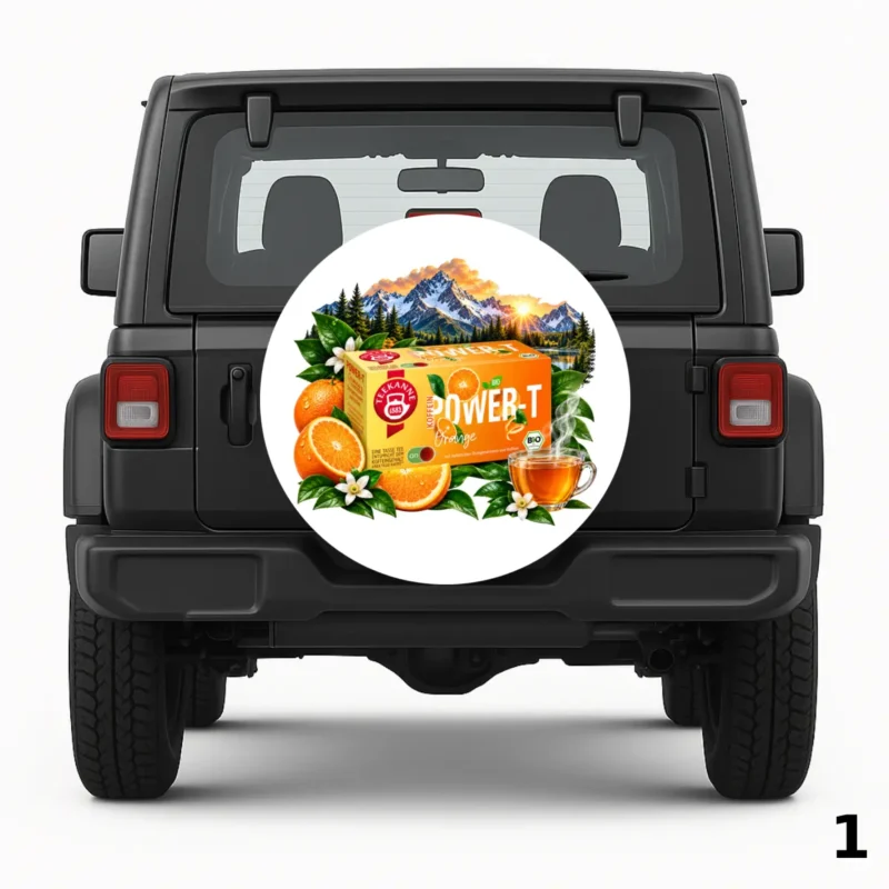 =Orange Power T Spare Tire Cover