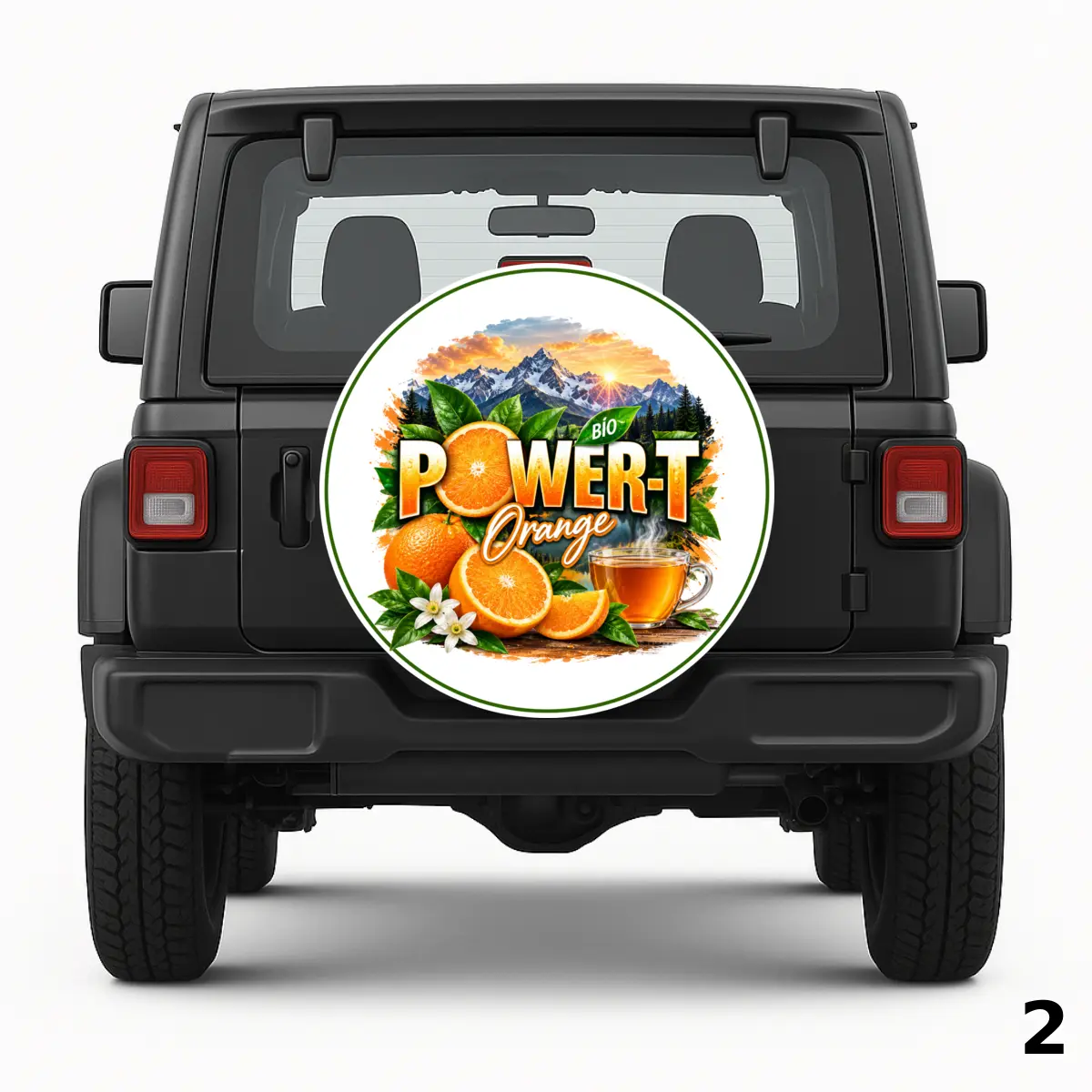 =Orange Power T Spare Tire Cover