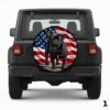 =Patriotic Pug Spare Tire Cover