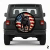 =Patriotic Pug Spare Tire Cover