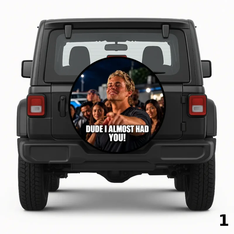 =Paul Walker Spare Tire Cover