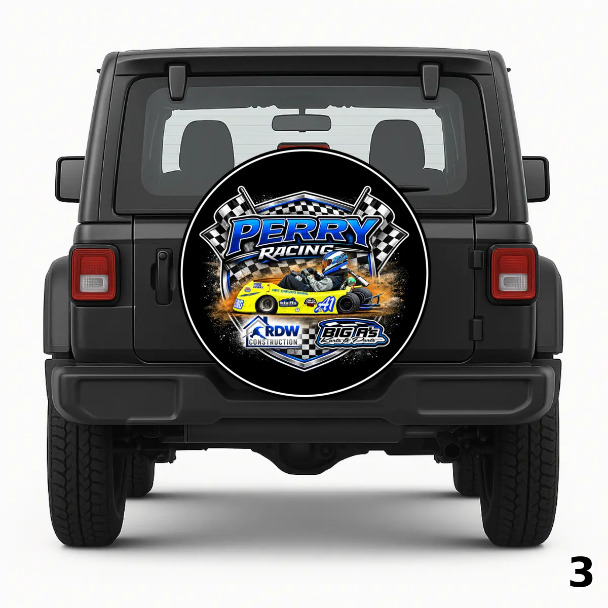 =Perry Racing Spare Tire Cover
