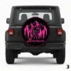 =Pink Bronco Yeti Spare Tire Cover