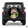 =Pink & Green Badger Spare Tire Cover