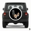=Poodle And Two Ba Spare Tire Cover