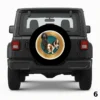 =Poodle And Two Ba Spare Tire Cover