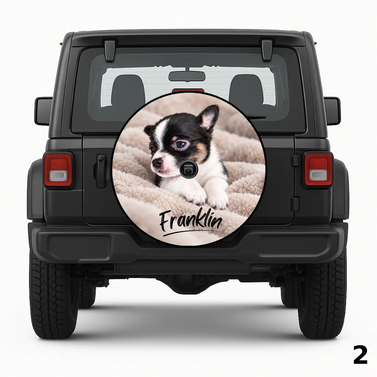 =Puppy Franklin Spare Tire Cover
