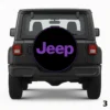 =Purple Jeep Logo Spare Tire Cover