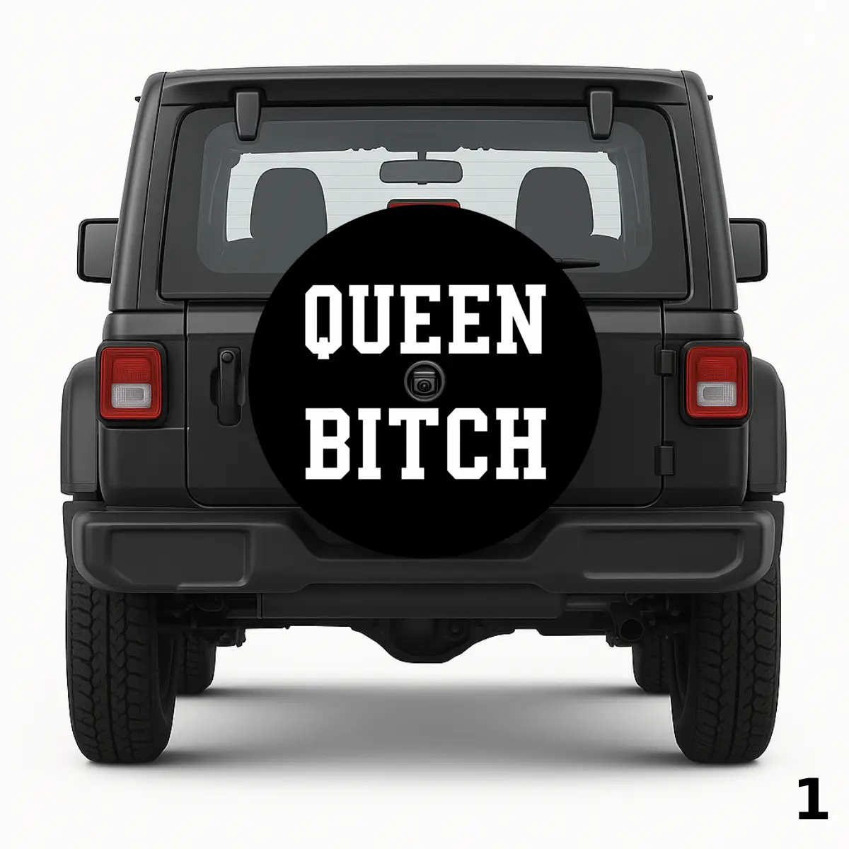 =Queen Bitch Spare Tire Cover