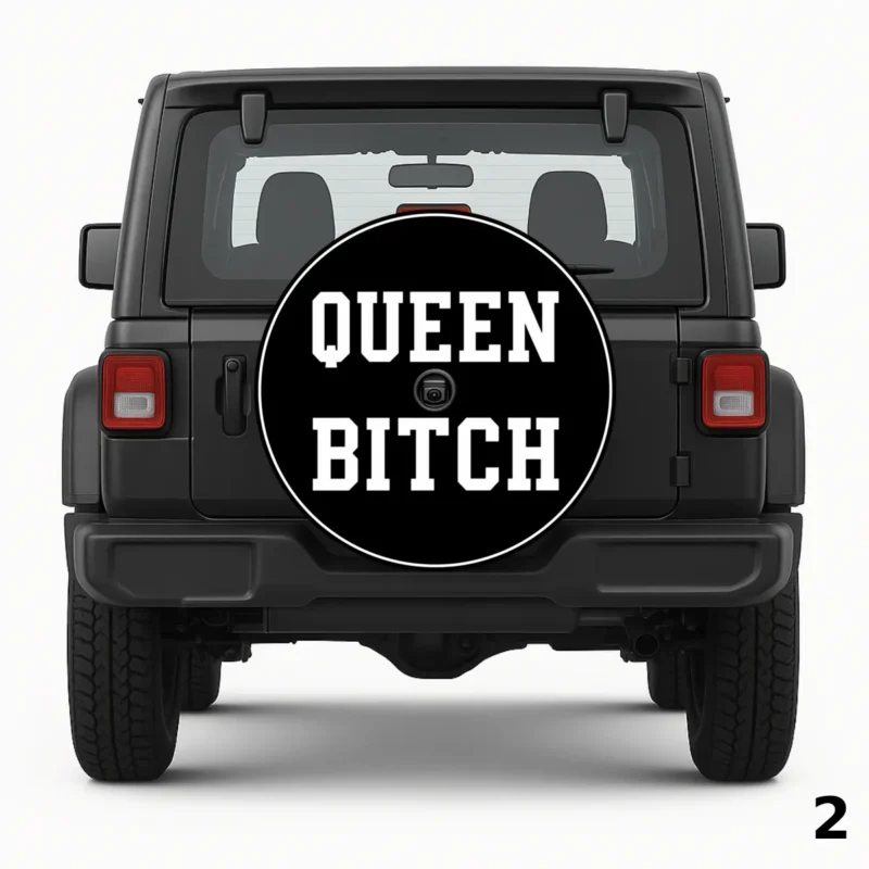 =Queen Bitch Spare Tire Cover