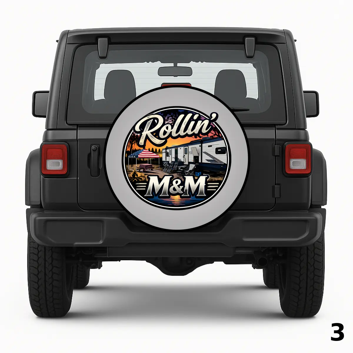 =Rollin M&M Spare Tire Cover