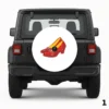 =Ruby Red Slippers Spare Tire Cover
