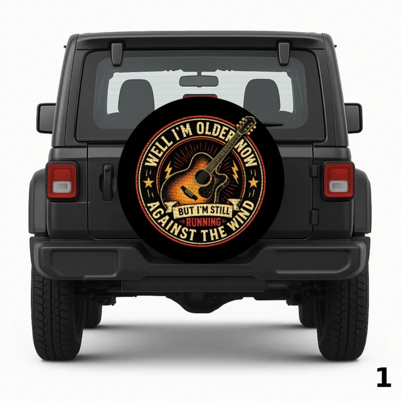 =Runnin' Against The Wind Spare Tire Cover