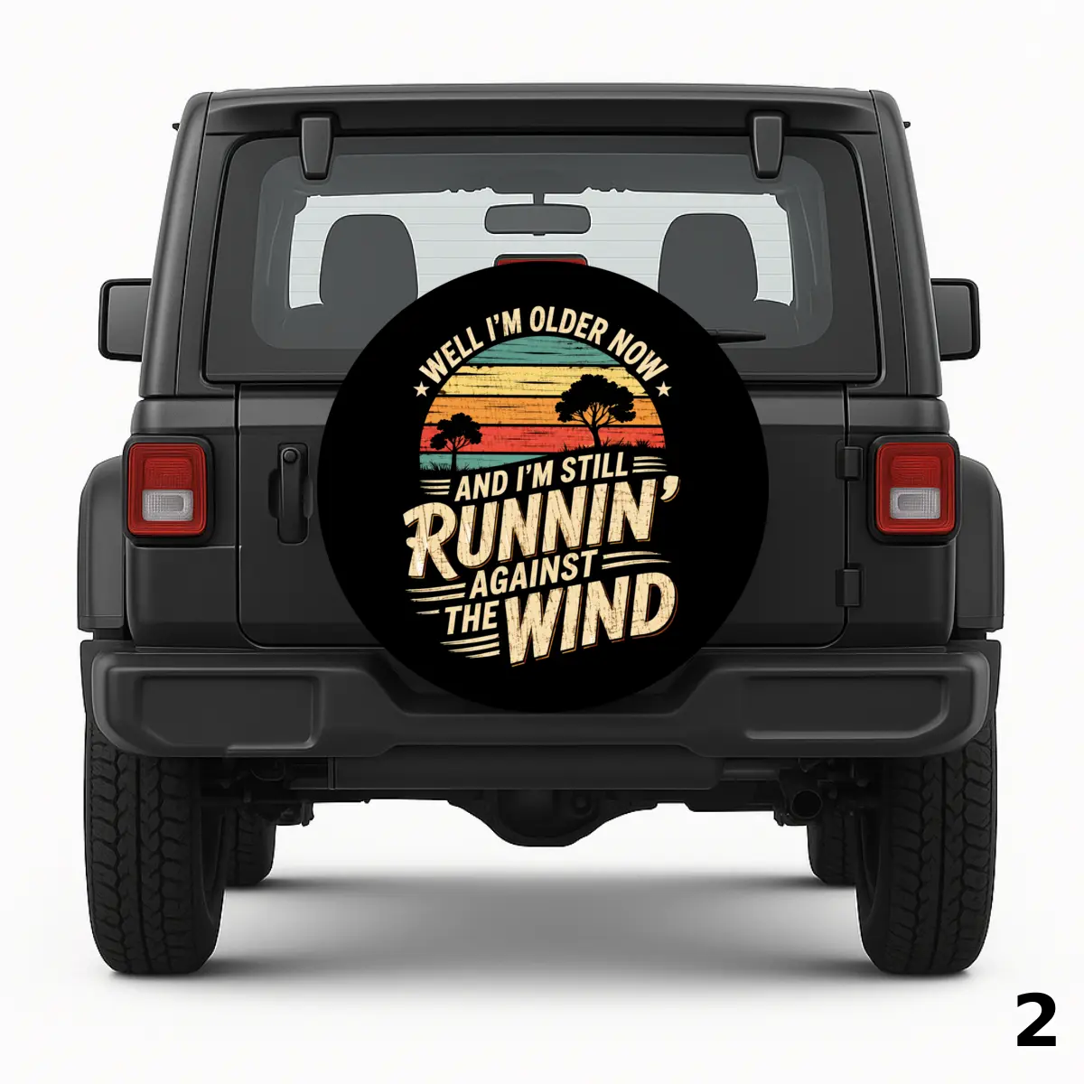 =Runnin' Against The Wind Spare Tire Cover