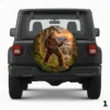 =Sasquatch With Electric Guitar Spare Tire Cover