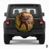 =Sasquatch With Electric Guitar Spare Tire Cover