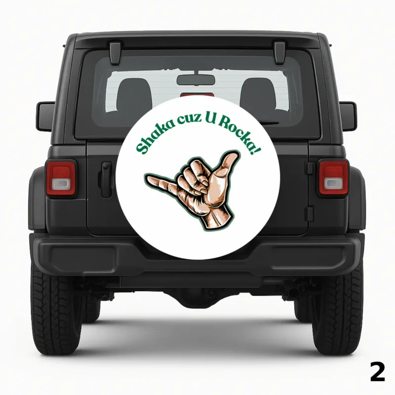 =Shaka Cuz U Rocka! Spare Tire Cover