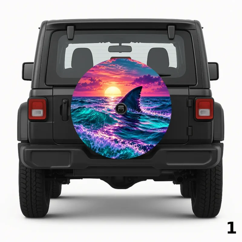=Shark Fin Spare Tire Cover