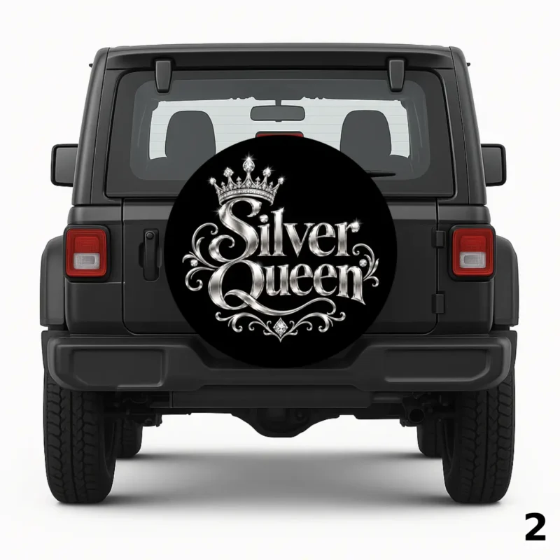 =Silver Queen Spare Tire Cover