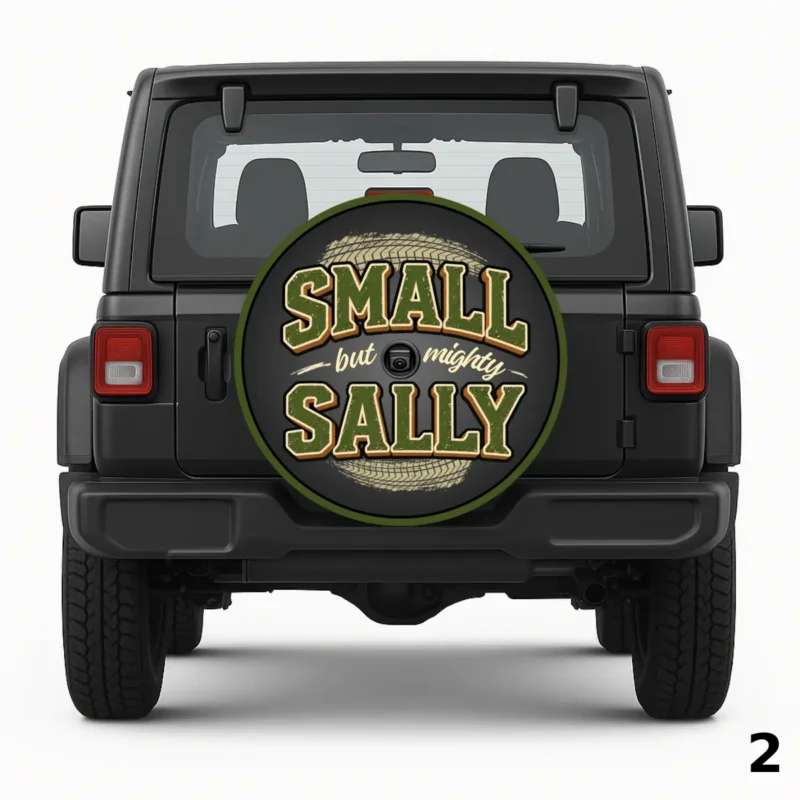 =Small But Mighty Sally Spare Tire Cover