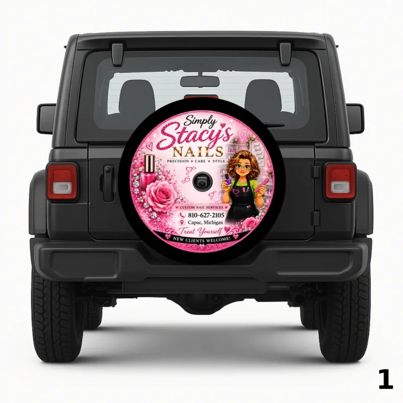 =Stacy's Nails Spare Tire Cover