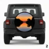 =Sunrise On The River Spare Tire Cover