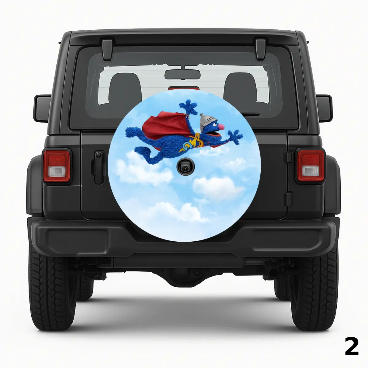 =Super Grover Spare Tire Cover