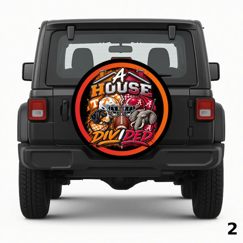 =Tennessee Vols Alabama tide Spare Tire Cover