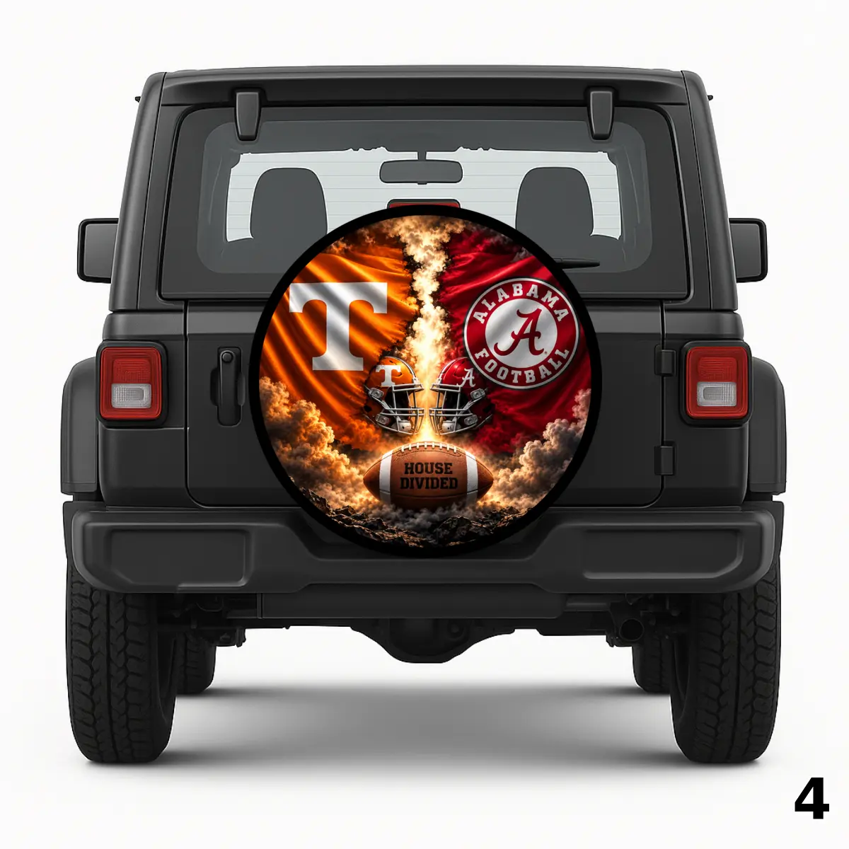 =Tennessee Vols Alabama tide Spare Tire Cover