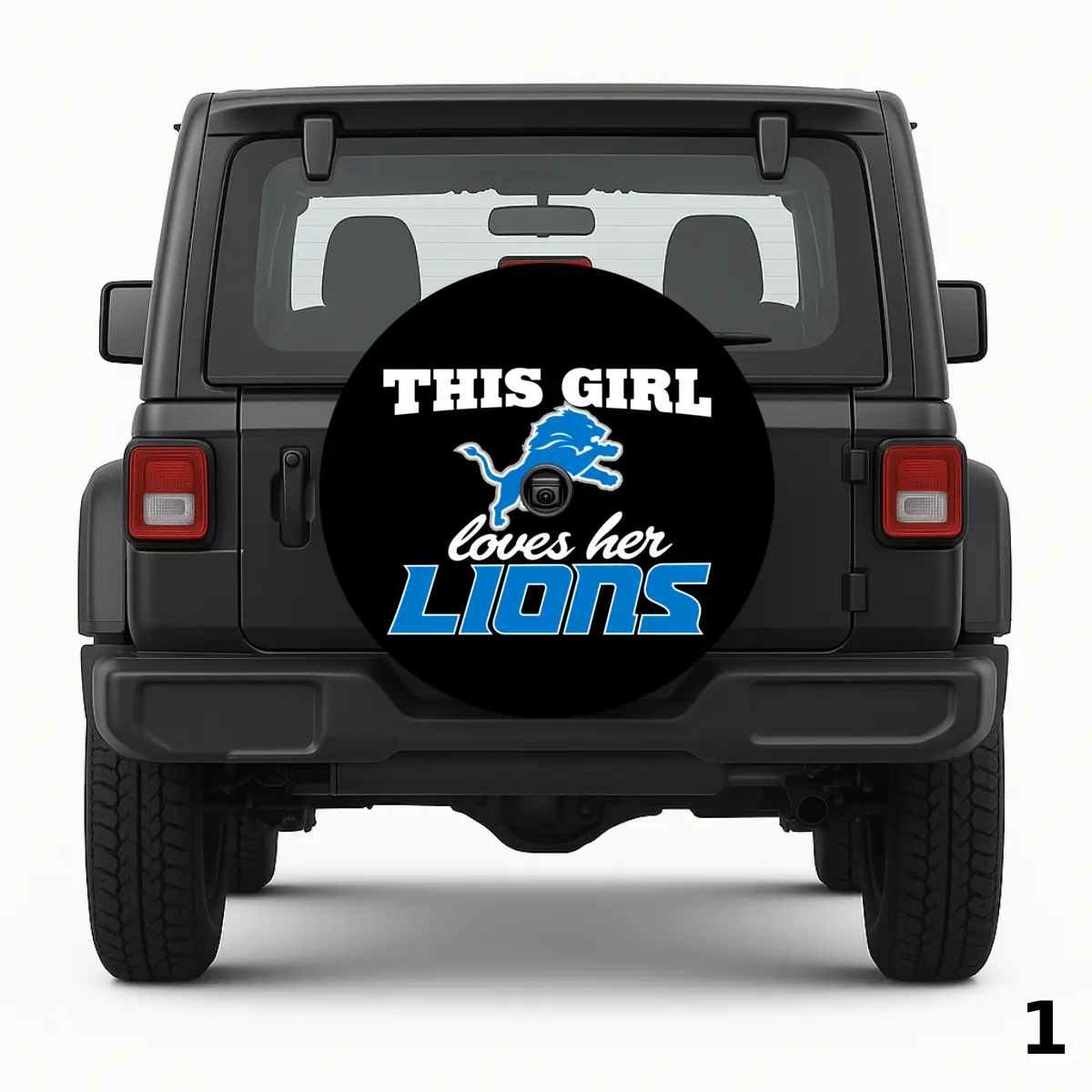 =This Girl Loves Her Lions Spare Tire Cover