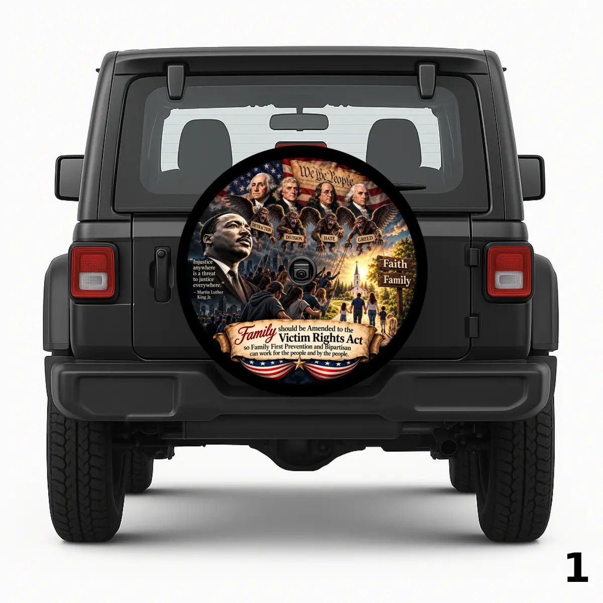=Victim Rights Act Spare Tire Cover
